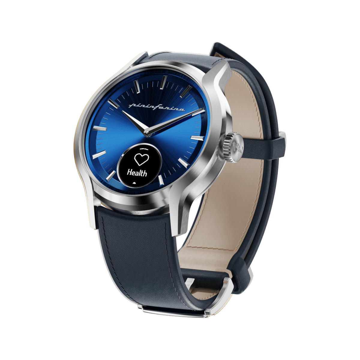 Smartwatch ibrido Pininfarina Pura - Acciaio Azzurro