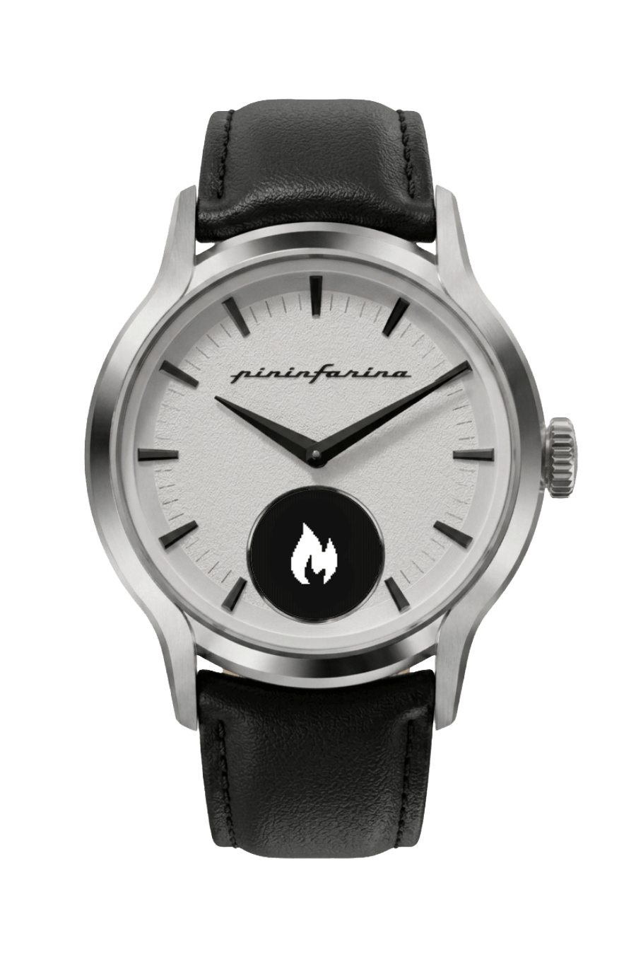Pininfarina PURA Hibrit Akıllı Saat 38mm - Kadın ve Erkek - Nero Steel