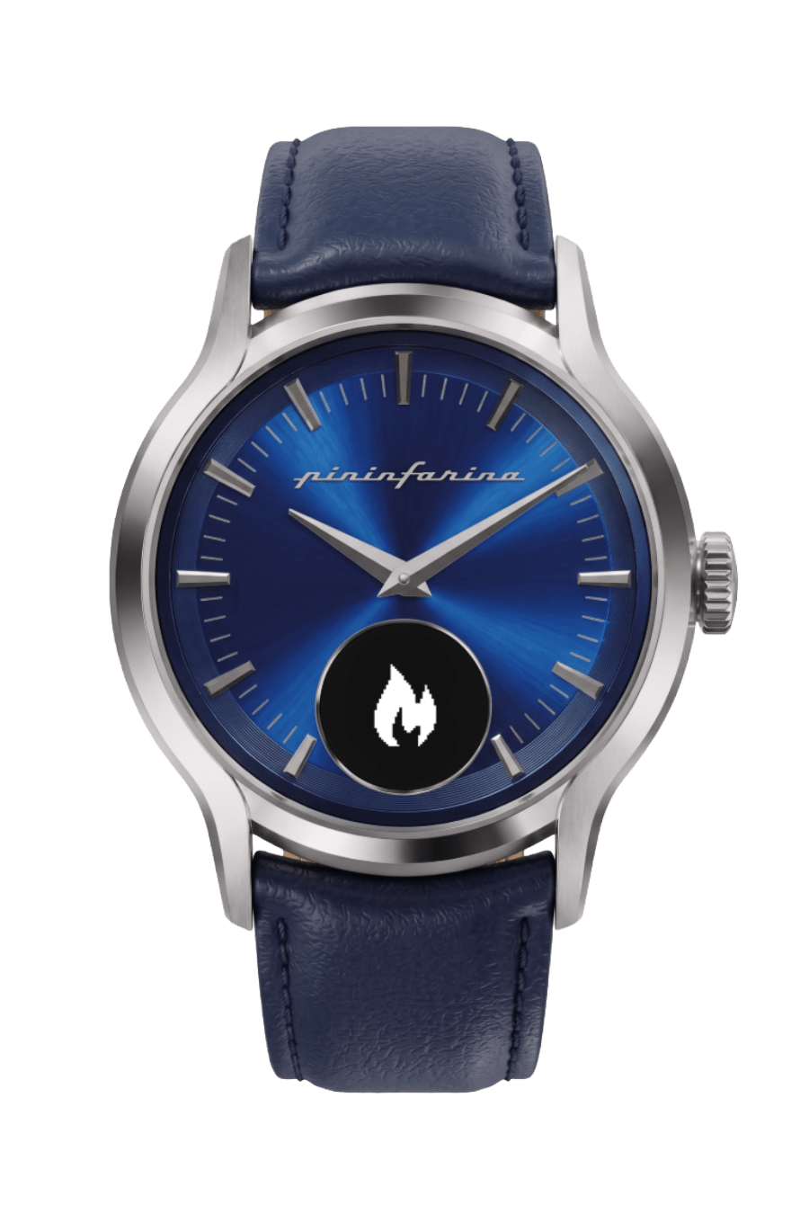 Pininfarina PURA Hibrit Akıllı Saat 38mm - Kadın ve Erkek - Azzurro Steel