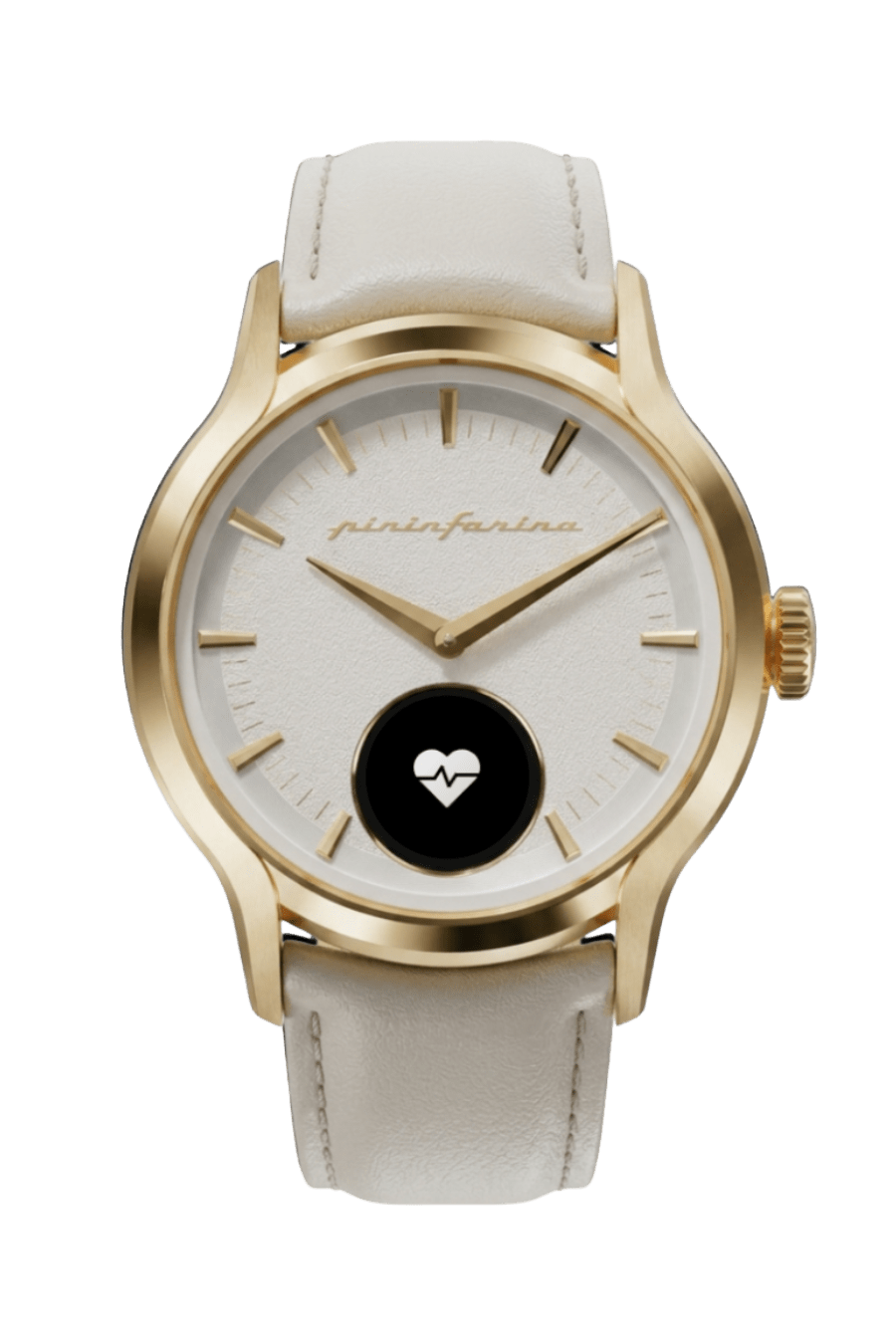 Pininfarina PURA Hibrit Akıllı Saat 38mm - Kadın ve Erkek - Luce Gold
